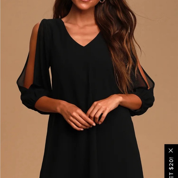 Lulu’s Shifting Dears wine red mini dress - Picture 3 of 5